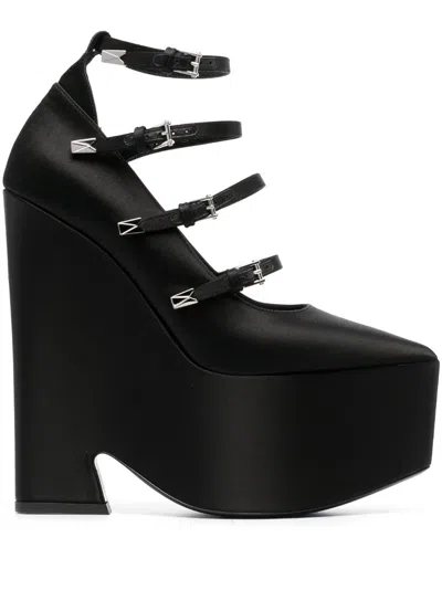 VERSACE TEMPEST 袢带水台式高跟鞋