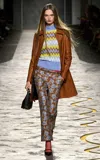 Versace Textured Leather Coat In Brown