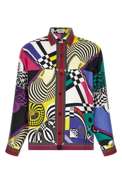 Versace The 'teatro' Shirt In Multi