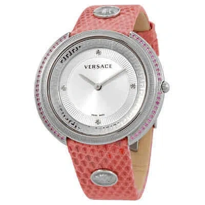 Pre-owned Versace Thea Silver Dial Ladies Watch Va7070013