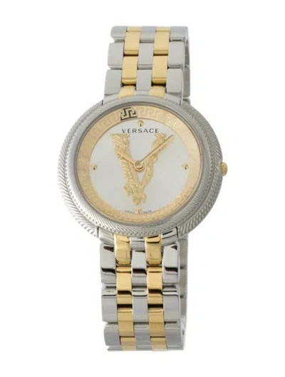 Pre-owned Versace Thea Watch, 38mm In Multi
