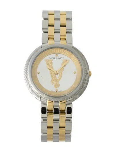 Pre-owned Versace Thea Watch, 38mm In Multi