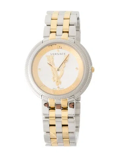 Pre-owned Versace Thea Watch, 38mm In Multi