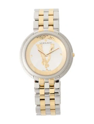 Pre-owned Versace Thea Watch, 38mm In Multi
