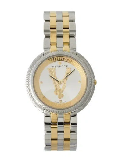 Pre-owned Versace Thea Watch, 38mm In Multi