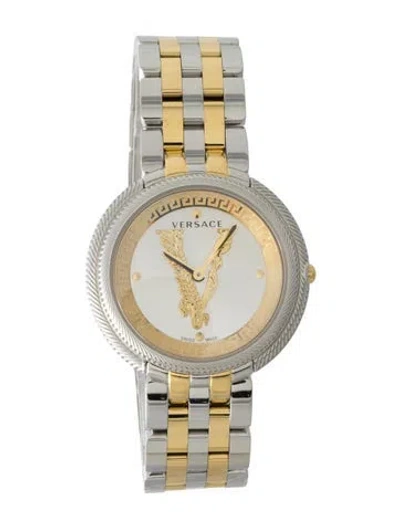 Pre-owned Versace Thea Watch, 38mm In Multi