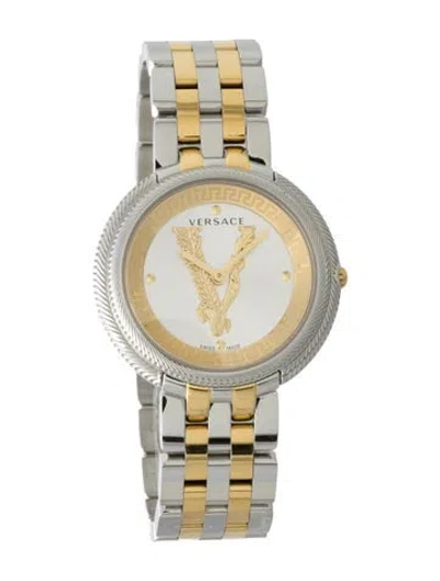 Pre-owned Versace Thea Watch, 38mm In Multi