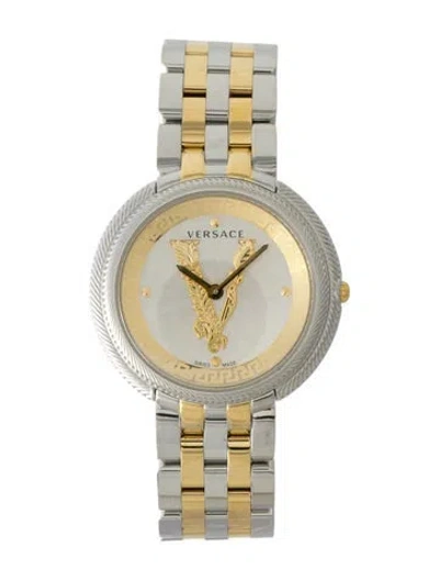 Pre-owned Versace Thea Watch, 38mm In Multi