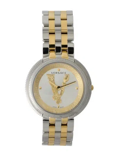 Pre-owned Versace Thea Watch, 38mm In Multi