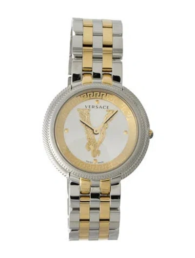 Pre-owned Versace Thea Watch, 38mm In Multi