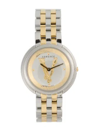 Pre-owned Versace Thea Watch, 38mm In Multi
