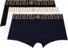Versace Three-pack Multicolor Greca Border Boxer Briefs In A4345-black-blue-whi