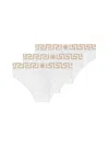 Versace Briefs Three-pack Elastic Waistband In White