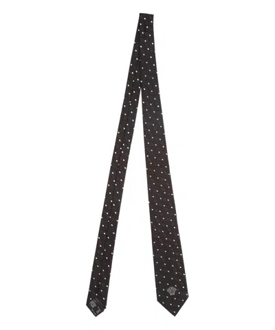 Versace Tie In Black