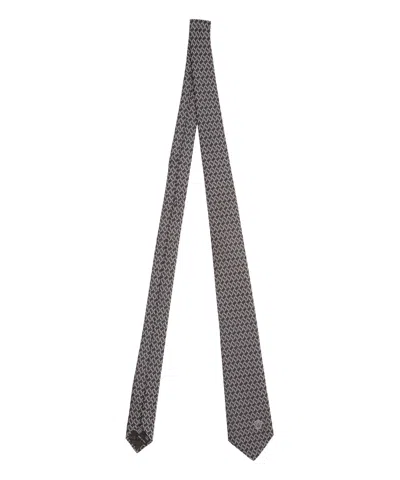 Versace Tie In Black