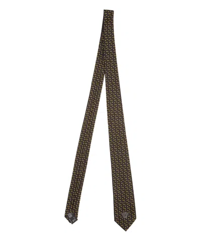Versace Tie In Black