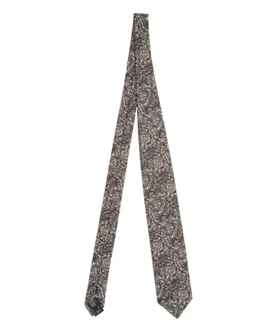 Versace Tie In Black
