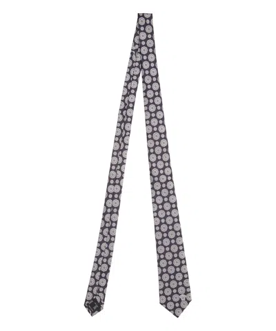 Versace Tie In Blue