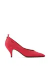 Versace Tina Escarpins En Jean 65 Mm In Red