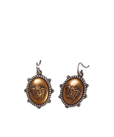 Versace Tivoli Earrings In Gold