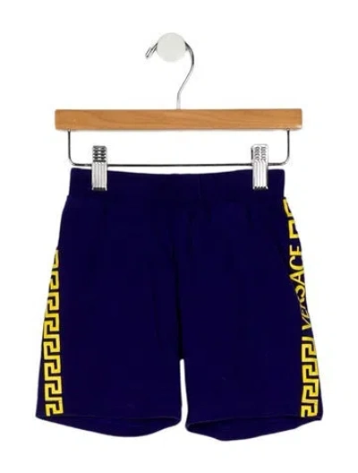 Pre-owned Versace Babies' Toddler Girls' Side-print Shorts In Multi