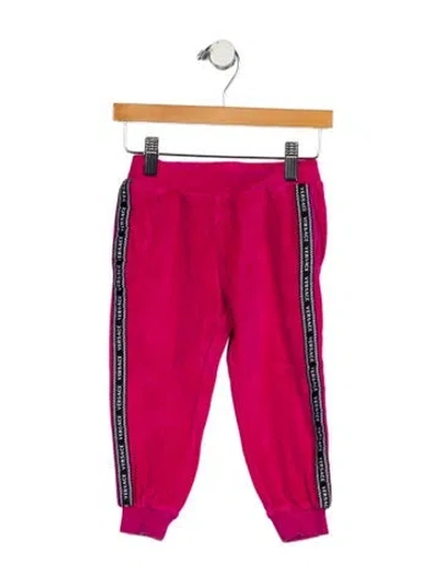 Pre-owned Versace Babies' Toddler Girls Sweatpants In Pink