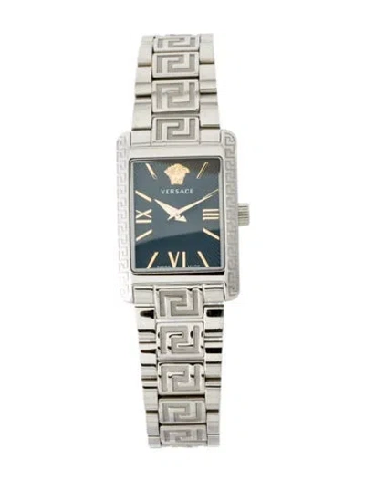 Pre-owned Versace Tonneau Watch, 23mm In Multi