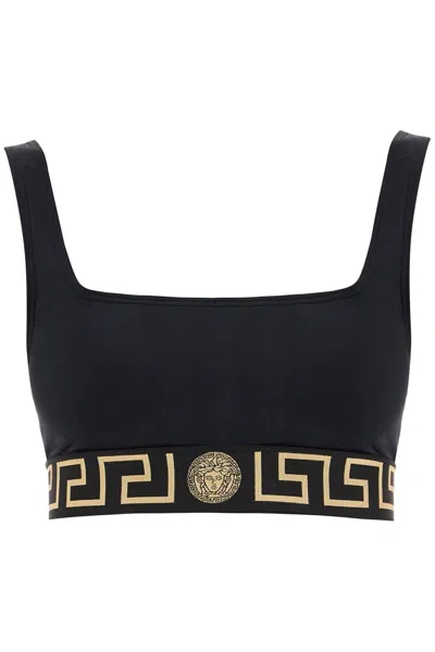 Versace Underwear Top In Black