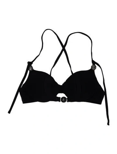 Pre-owned Versace Top In Black