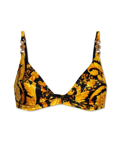 VERSACE BAROCCO-PRINT MEDUSA-MOTIF BRA