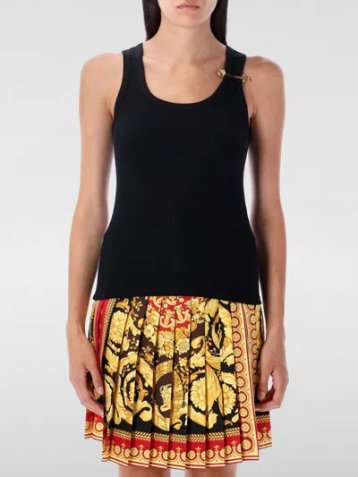 VERSACE TOP VERSACE WOMAN COLOR BLACK,H25179002