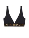 Versace Triangle Lycra Bikini Top