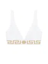 Versace Top With Greek In White