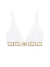 Versace Top With Greek In White