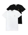 Versace Topeka Bi-stretch Pack Of 2 Undershirt Tee In Multicolor