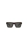 Versace Tortoiseshell-effect Square Frame Sunglasses In Black