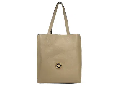 Versace Tote Bag In Beige