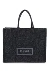 Versace Tote Bag Extra Large In Black