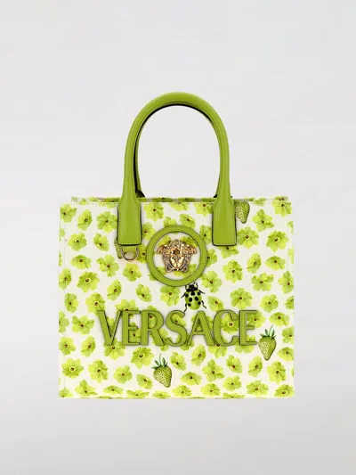 Versace Tote Bags  Woman Color Green