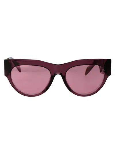 VERSACE VERSACE TRANSPARENT ACETATE SUNGLASSES