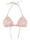 Versace 'treasure' Bikini Top In Pink