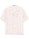 Versace Treasure-print Shirt In Pink