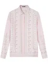 Versace Treasure Foulard Silk Twill Formal Shirt