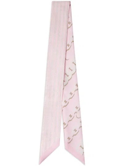 Versace Treasure Silk Scarf Tie Accessories In Multicolor