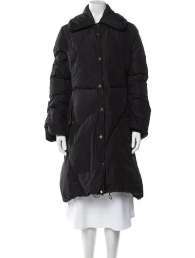 Pre-owned Versace Trench Coat In Black