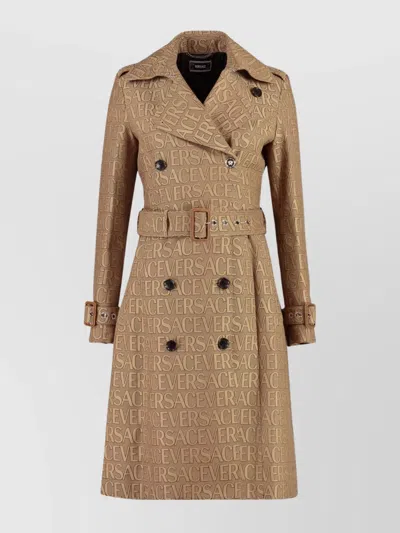 VERSACE TRENCH COAT IN COTTON BLEND