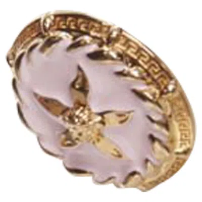 Versace Tresor De La Mer Enamel Starfish Earring In Pink