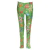 Versace Tresor De La Mer Starfish Print Pants In Green