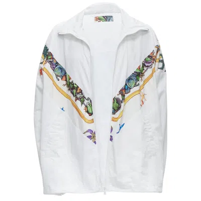 Versace Tresor De La Mer Starfish Track Jacket In White