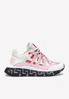 Versace Trigreca Colorblock Fashion Trainer Sneakers In Multicolor